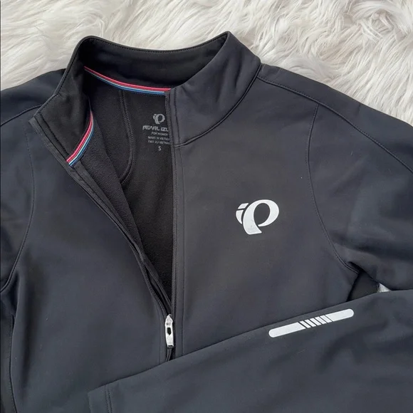 New: Women’s Pearl Izumi Black Softshell & Fleece Lined Cycling Jacket - Picture 3 of 9